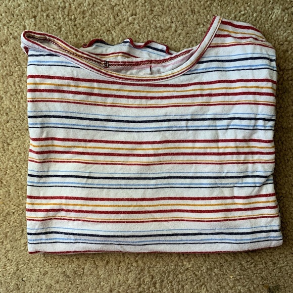 Striped Ruffled Top! - Picture 2 of 3